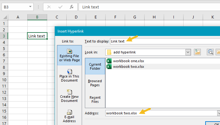 Excel Shortcut Add Hyperlink Exceljet 2677